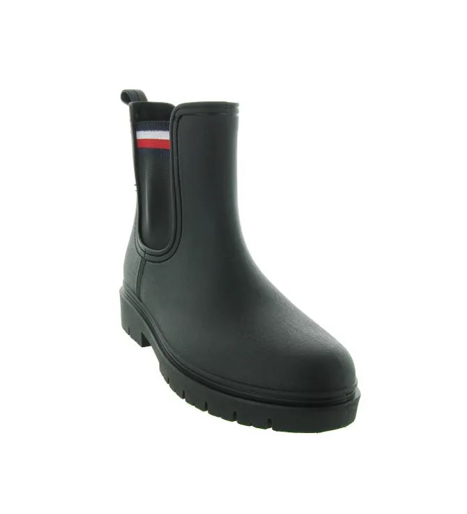 bottines et boots - Caoutchouc - femme - Caoutchouc - Noir - Tommy hilfiger