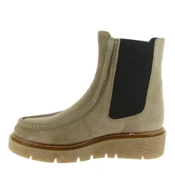 bottines et boots - Casual - femme - Cuir - Taupe - Pedro miralles