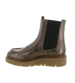 bottines et boots - Casual - femme - Cuir - Bronze - Pedro miralles