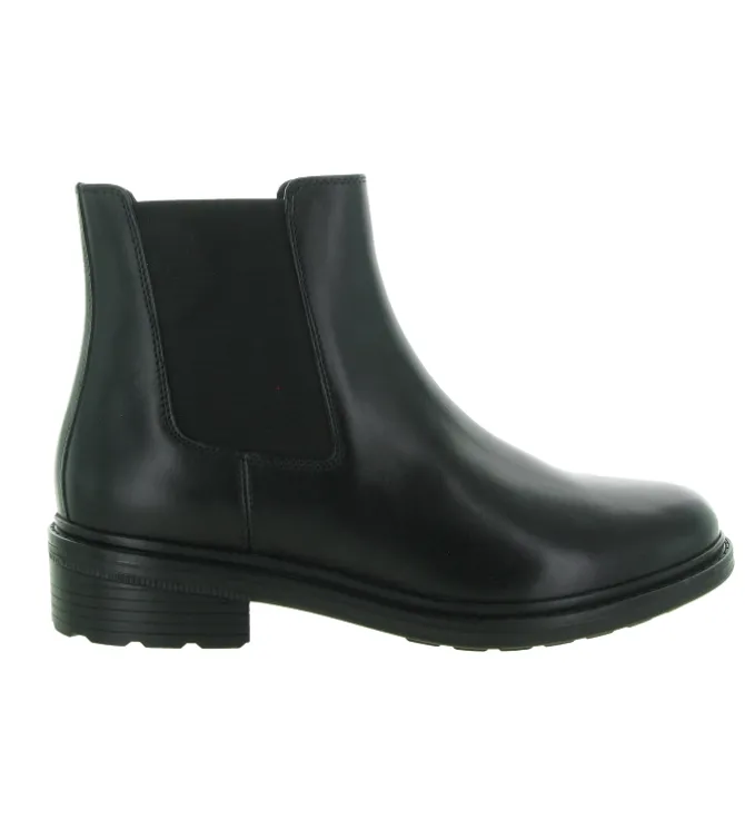 bottines et boots - Casual - femme - Cuir - Noir - Geox