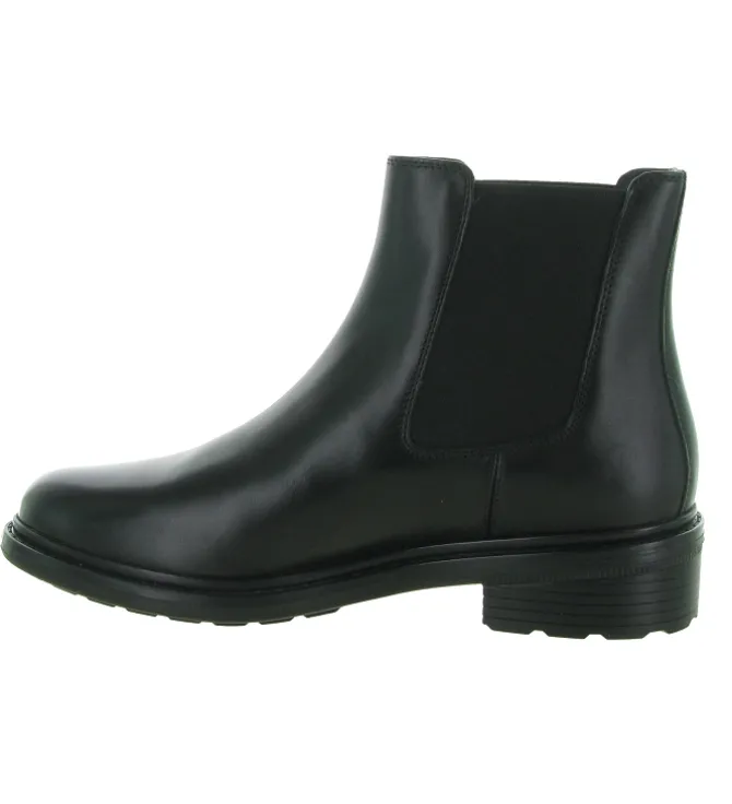 bottines et boots - Casual - femme - Cuir - Noir - Geox