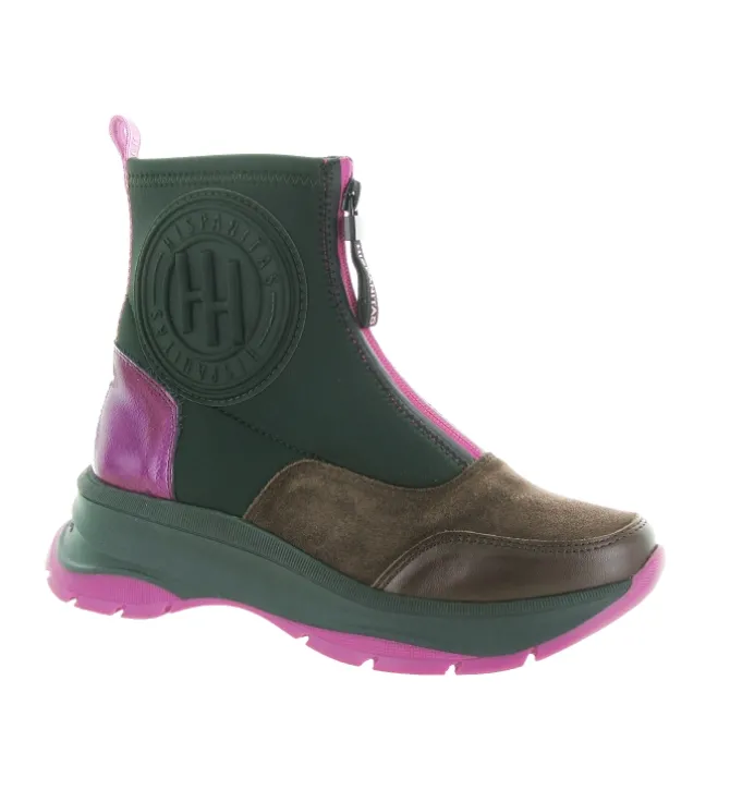 bottines et boots - Casual - femme - Synthétique - Kaki - Hispanitas