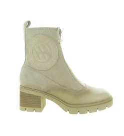 bottines et boots - Casual - femme - Cuir - Beige - Hispanitas