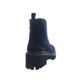 bottines et boots - Casual - femme - Cuir - Bleu Marine - Xsa
