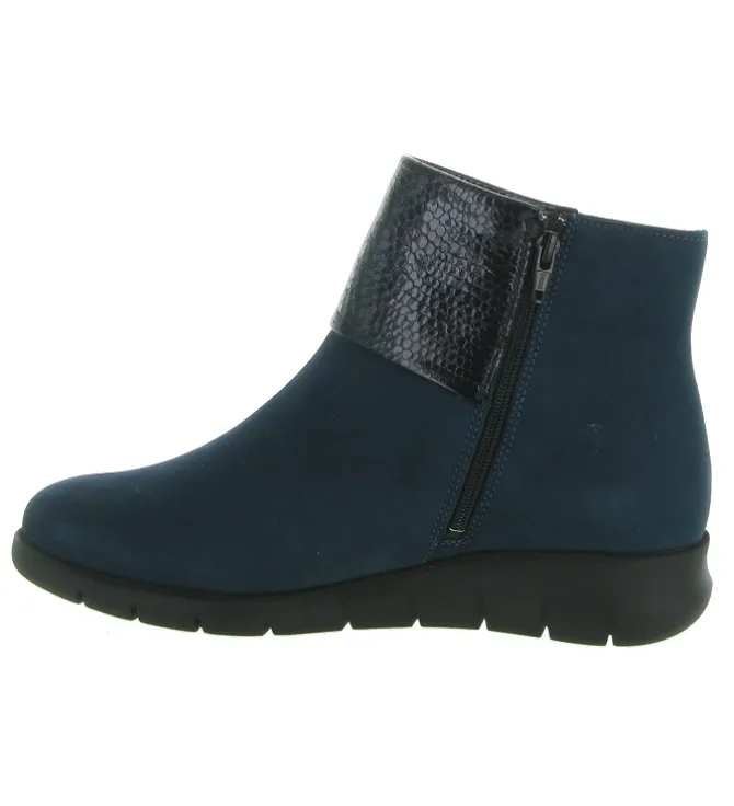 bottines et boots - Casual - femme - Cuir - Bleu - Mephisto