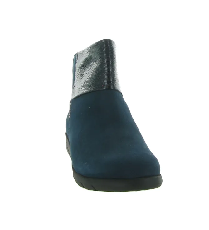 bottines et boots - Casual - femme - Cuir - Bleu - Mephisto