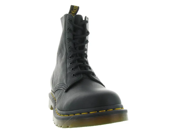 bottines et boots - Casual - femme - Cuir - Noir - Doc martens