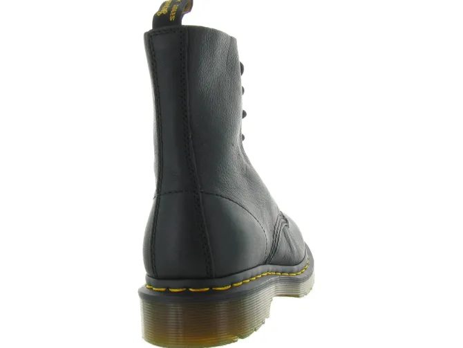 bottines et boots - Casual - femme - Cuir - Noir - Doc martens