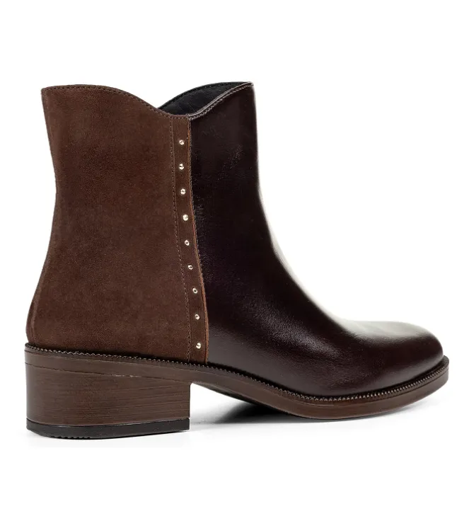bottines et boots - Casual - femme - Cuir - Marron - Geox