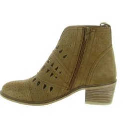 bottines et boots - Casual - femme - Nubuck - Taupe - Alpe