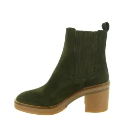 bottines et boots - Casual - femme - Nubuck - Kaki - Alpe
