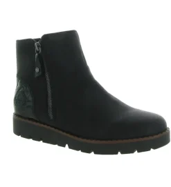 bottines et boots - Casual - femme - Synthétique - Noir - Rieker