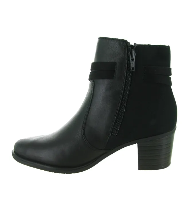 bottines et boots - Casual - femme - Synthétique - Noir - Rieker