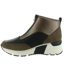 bottines et boots - Casual - femme - Synthétique - Marron - Rieker
