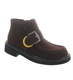 bottines et boots - Casual - femme - Nubuck - Marron - Bibi lou