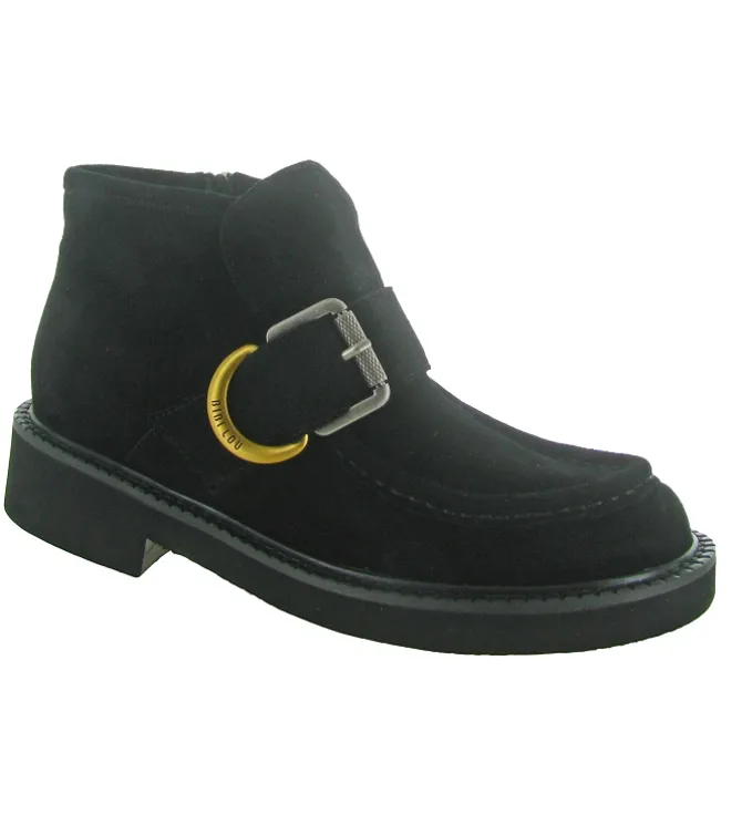 bottines et boots - Casual - femme - Nubuck - Noir - Bibi lou