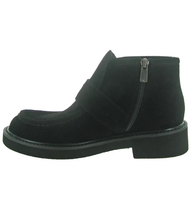 bottines et boots - Casual - femme - Nubuck - Noir - Bibi lou