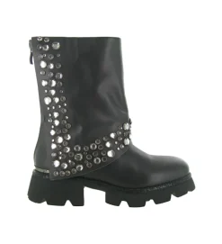 bottines et boots - Casual - femme - Cuir - Noir - Alma en pena