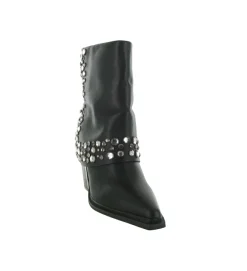 bottines et boots - Casual - femme - Cuir - Noir - Alma en pena
