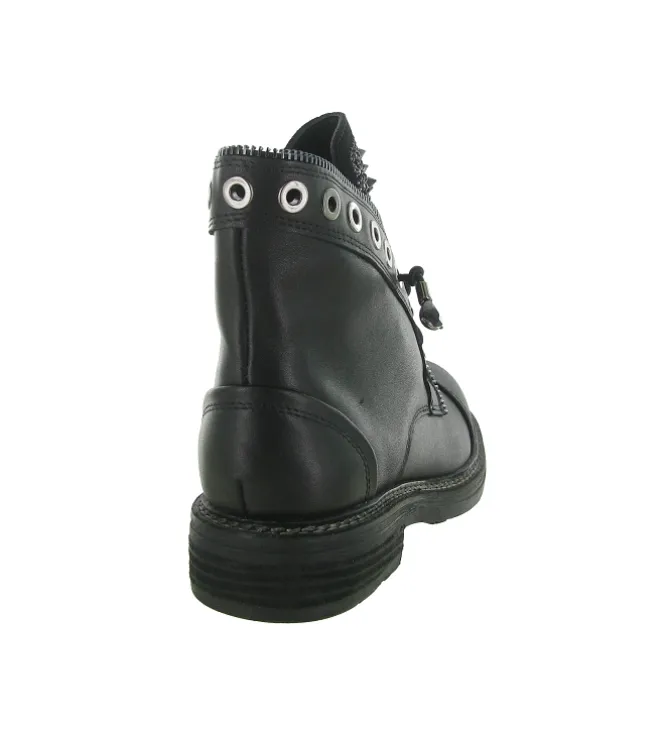 bottines et boots - Casual - femme - Cuir - Noir - Alma en pena