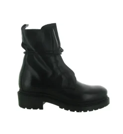 bottines et boots - Casual - femme - Cuir - Noir - Metisse