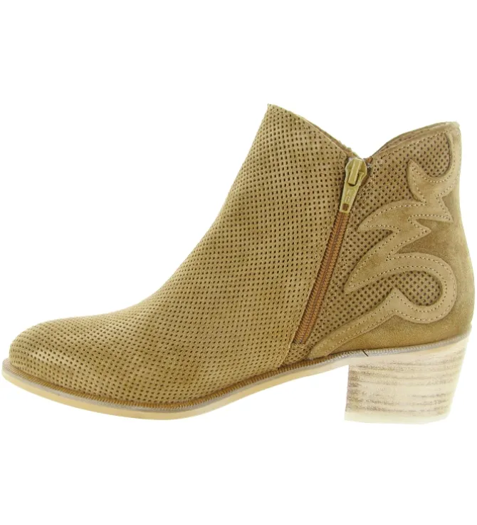 bottines et boots - Casual - femme - Nubuck - Taupe - Alpe