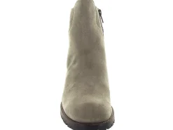 bottines et boots - Casual - femme - Nubuck - Taupe - Kelibe