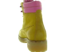 bottines et boots - Casual - femme - Cuir - Jaune - Panama jack