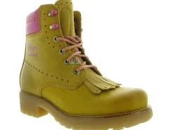 bottines et boots - Casual - femme - Cuir - Jaune - Panama jack
