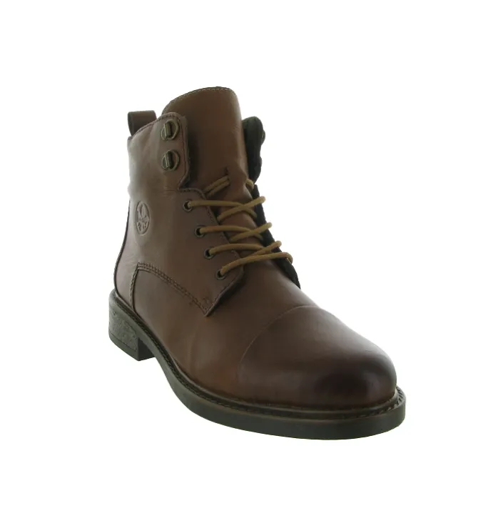 bottines et boots - Casual - femme - Cuir - Marron - Rieker