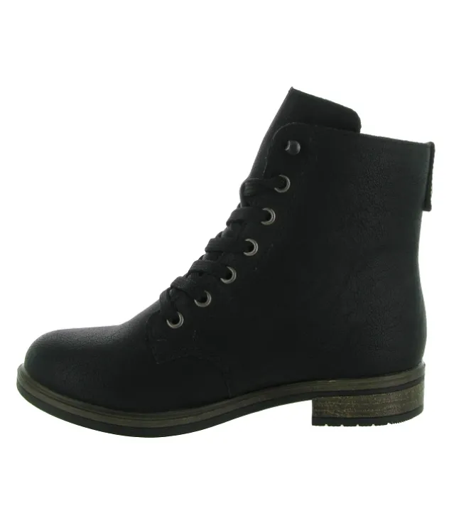 bottines et boots - Casual - femme - Synthétique - Noir - Rieker