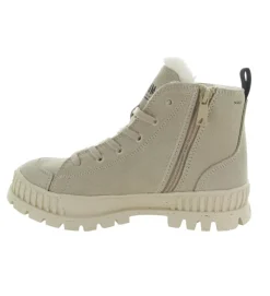 bottines et boots - Casual - femme - Cuir - Beige - Palladium