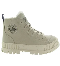 bottines et boots - Casual - femme - Cuir - Beige - Palladium