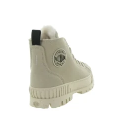 bottines et boots - Casual - femme - Cuir - Beige - Palladium