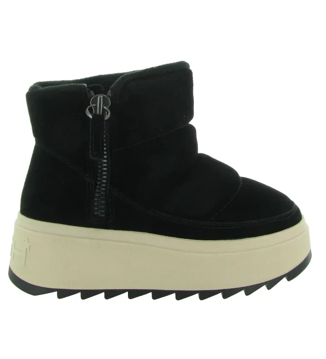 bottines et boots - Casual - femme - Nubuck - Noir - Ash italia