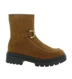 bottines et boots - Casual - femme - Nubuck - Marron - Bibi lou