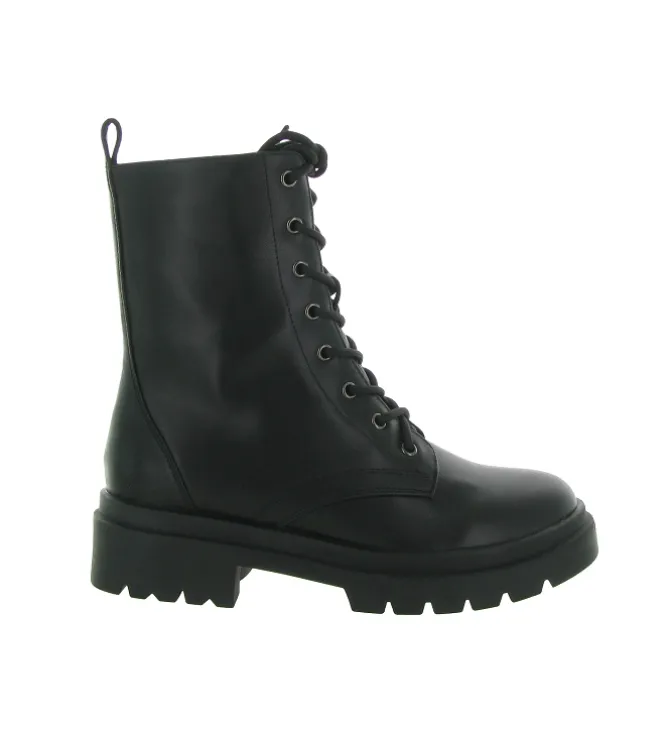 bottines et boots - Casual - femme - Nubuck - Noir - Bibi lou
