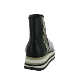 bottines et boots - Casual - femme - Cuir - Noir - Softwaves