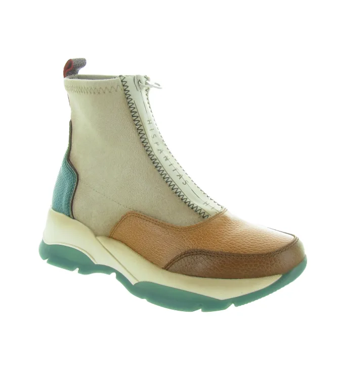 bottines et boots - Casual - femme - Cuir - Vert - Hispanitas