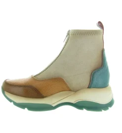 bottines et boots - Casual - femme - Cuir - Vert - Hispanitas