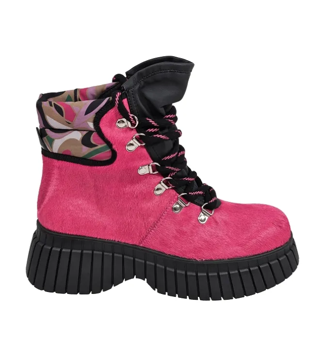 bottines et boots - Casual - femme - Synthétique - Rose - Noa harmon