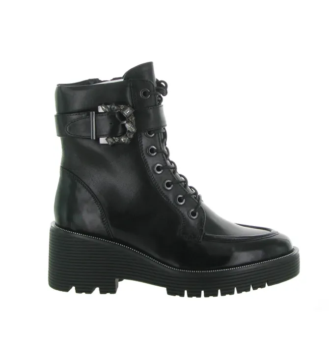 bottines et boots - Casual - femme - Cuir - Noir - Regarde le ciel...