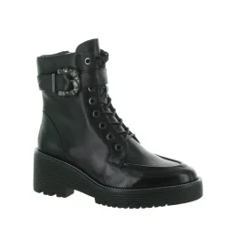 bottines et boots - Casual - femme - Cuir - Noir - Regarde le ciel...