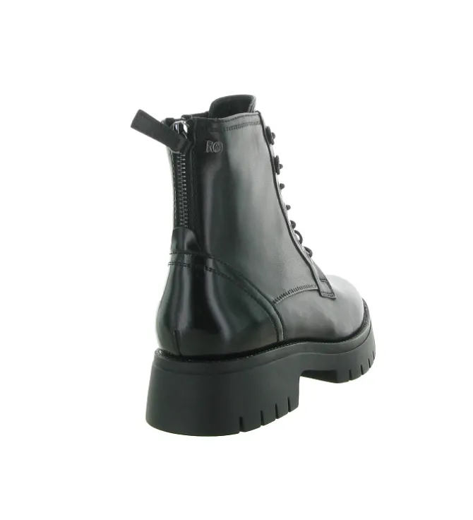 bottines et boots - Casual - femme - Cuir - Noir - Regarde le ciel...