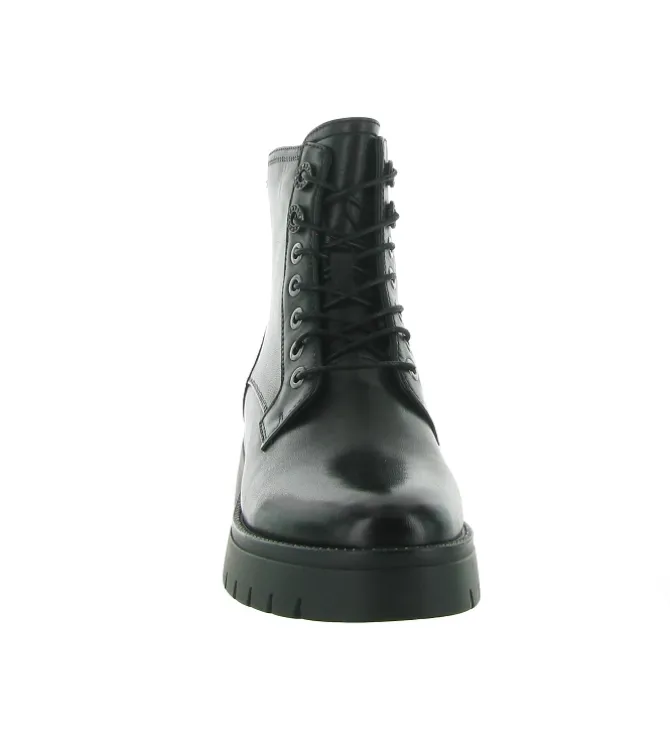 bottines et boots - Casual - femme - Cuir - Noir - Regarde le ciel...