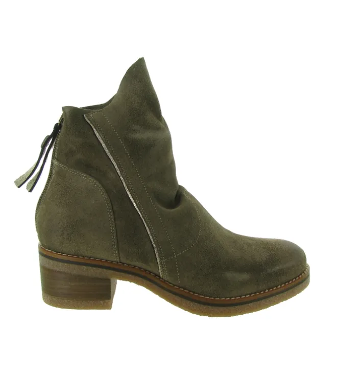 bottines et boots - Casual - femme - Nubuck - Taupe - Minka design