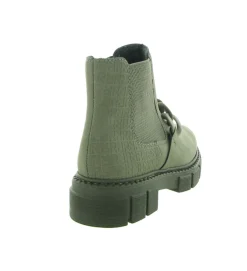 bottines et boots - Casual - femme - Synthétique - Kaki - Rieker