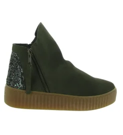 bottines et boots - Casual - femme - Nubuck - Kaki - Armando