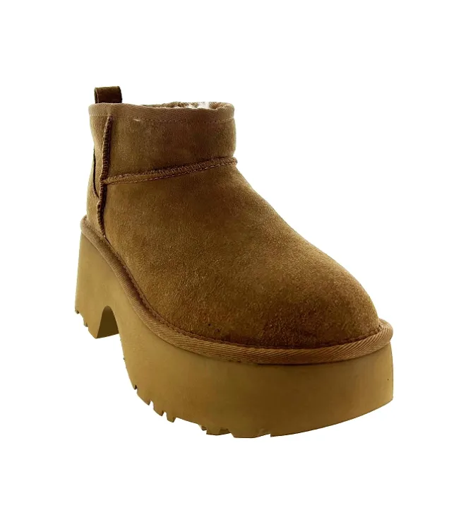bottines et boots - Casual - femme - Nubuck - Chestnut - Ugg australia