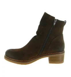 bottines et boots - Casual - femme - Nubuck - Marron - Minka design